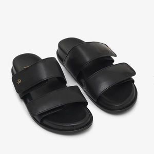 ANINE BING Sid Puffy Slide Sandal Black EU 39